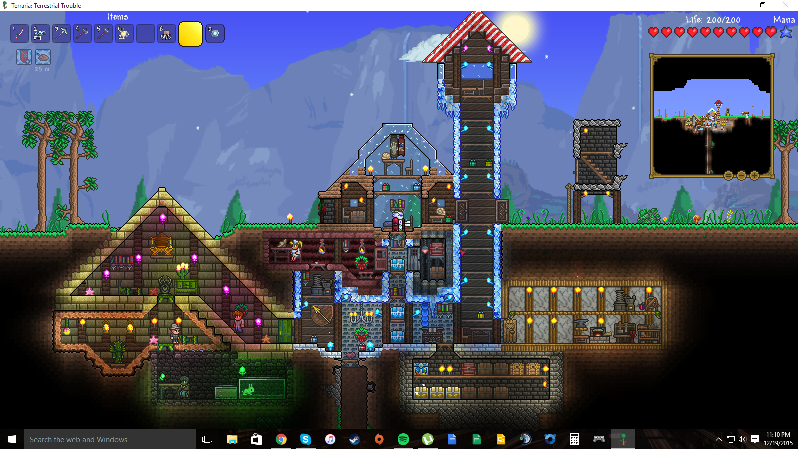 How to build housing in terraria фото 41