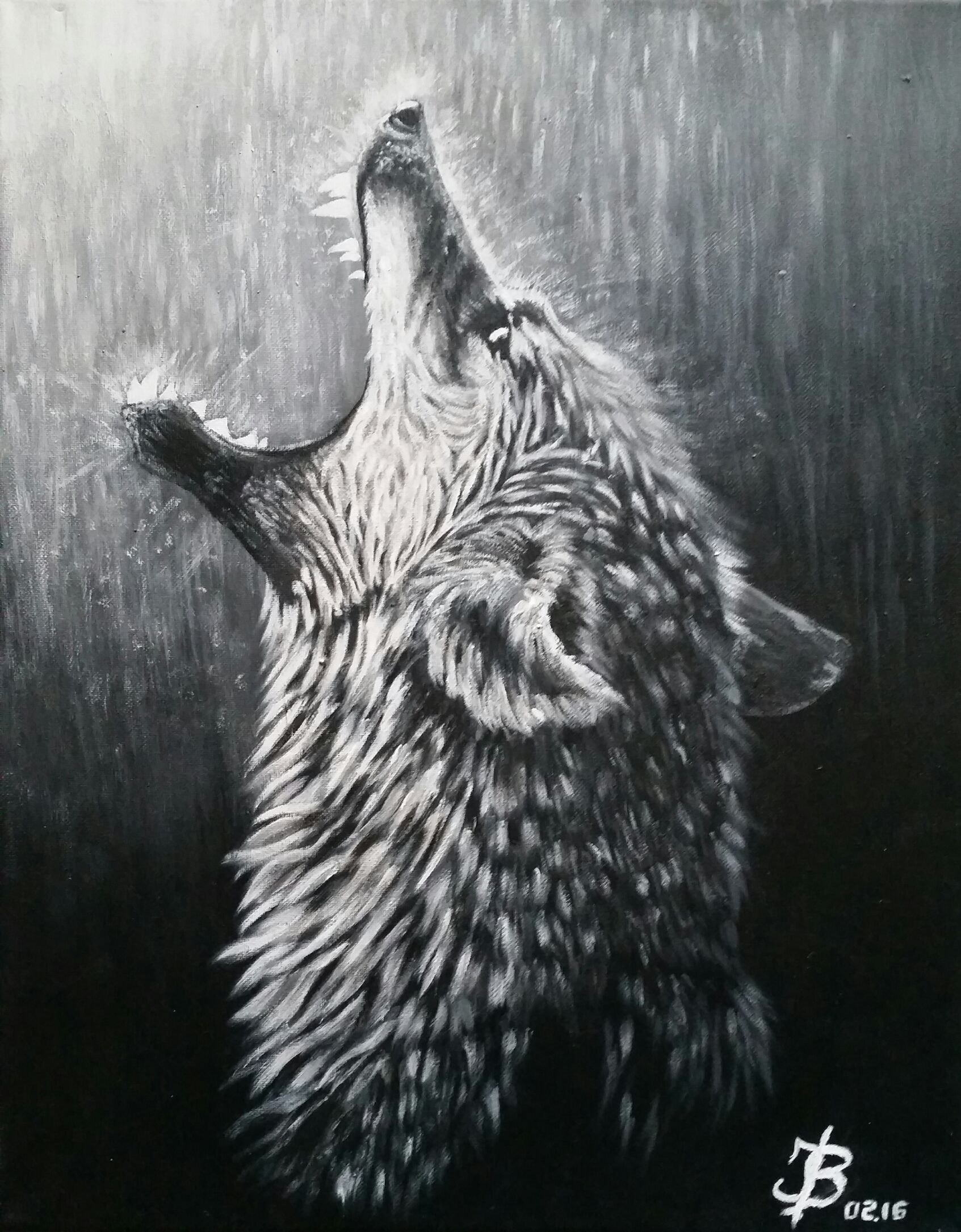 Волк грустны в дождь