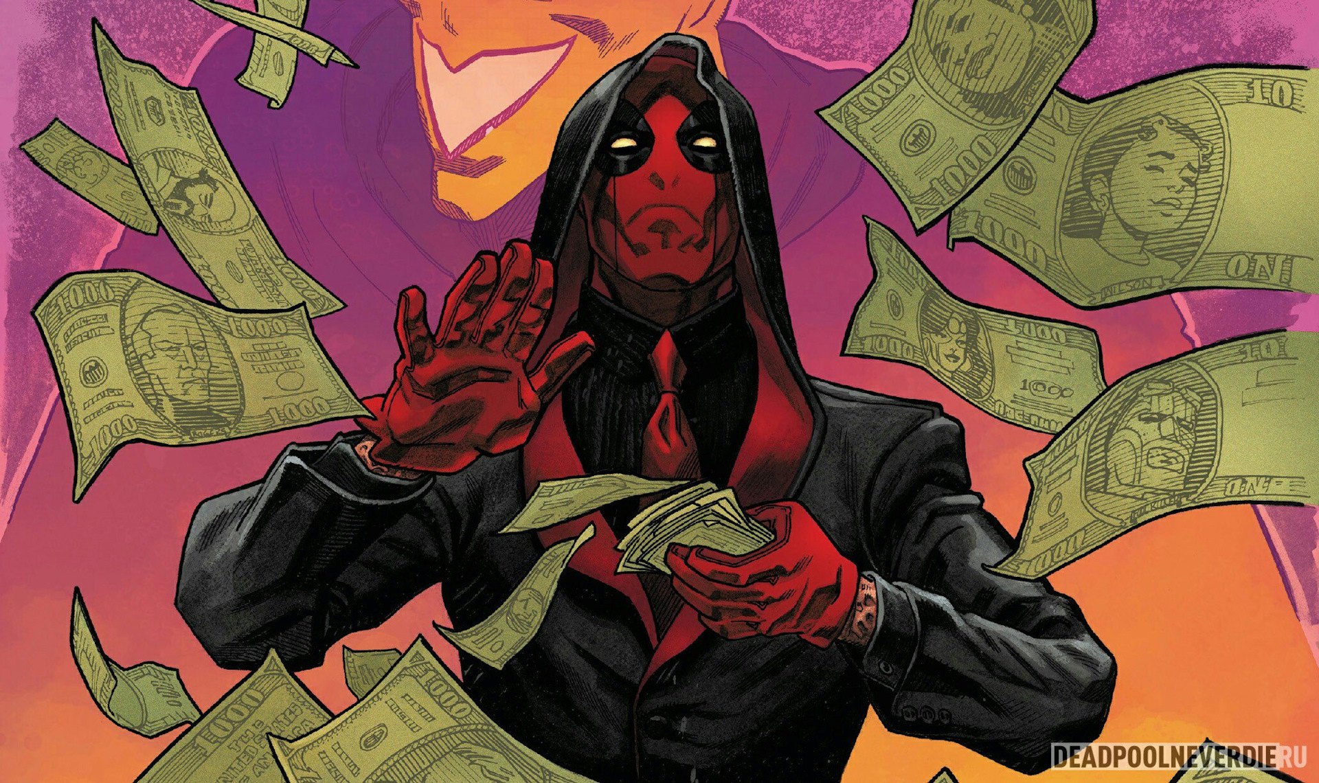 Deadpool Art деньги
