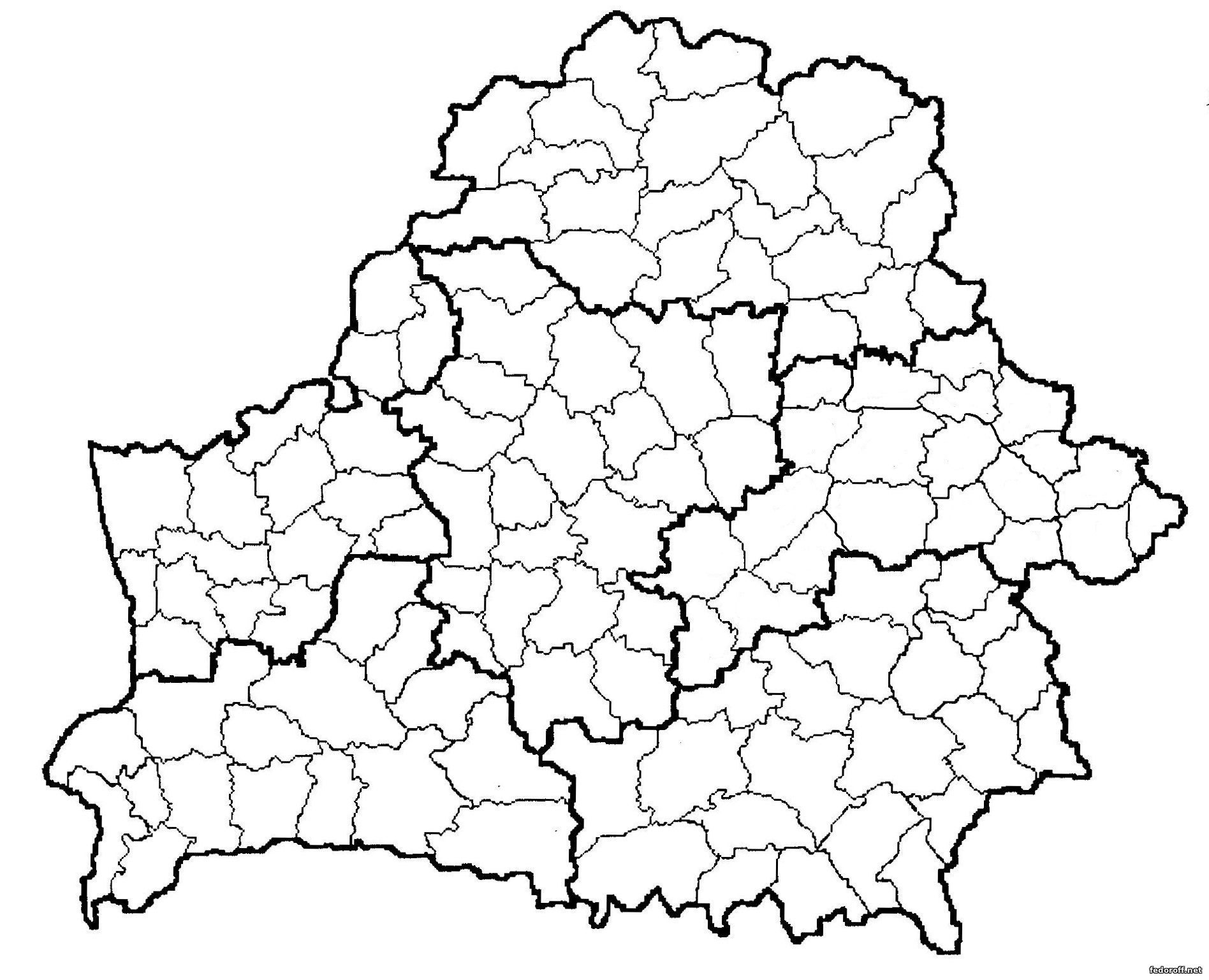 Административная карта республика беларусь