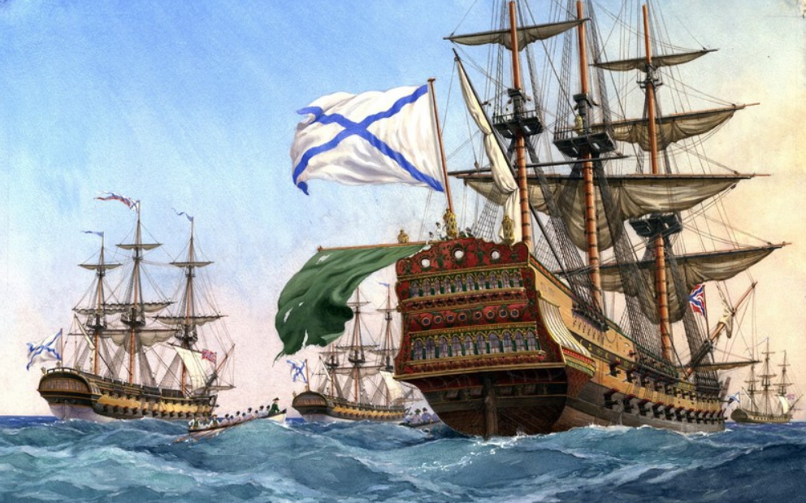 Флот россии 18 век. Турецкий линейный корабль Мелеки бахри.