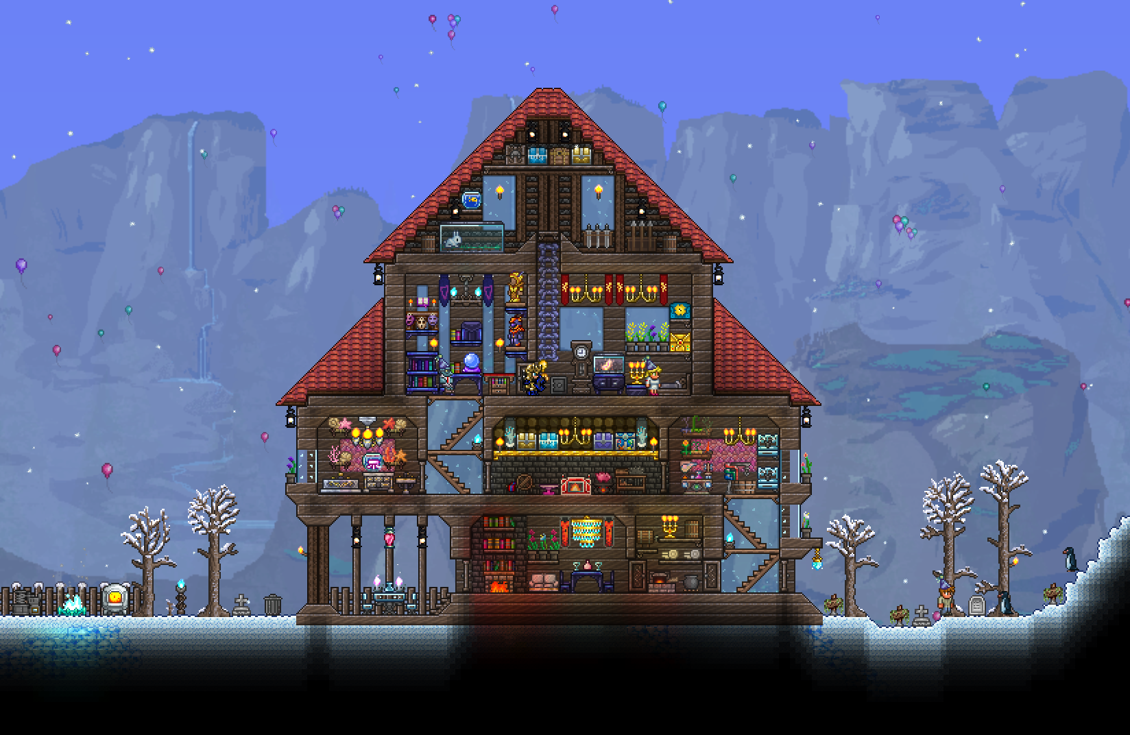 Terraria снежный биом фото 89