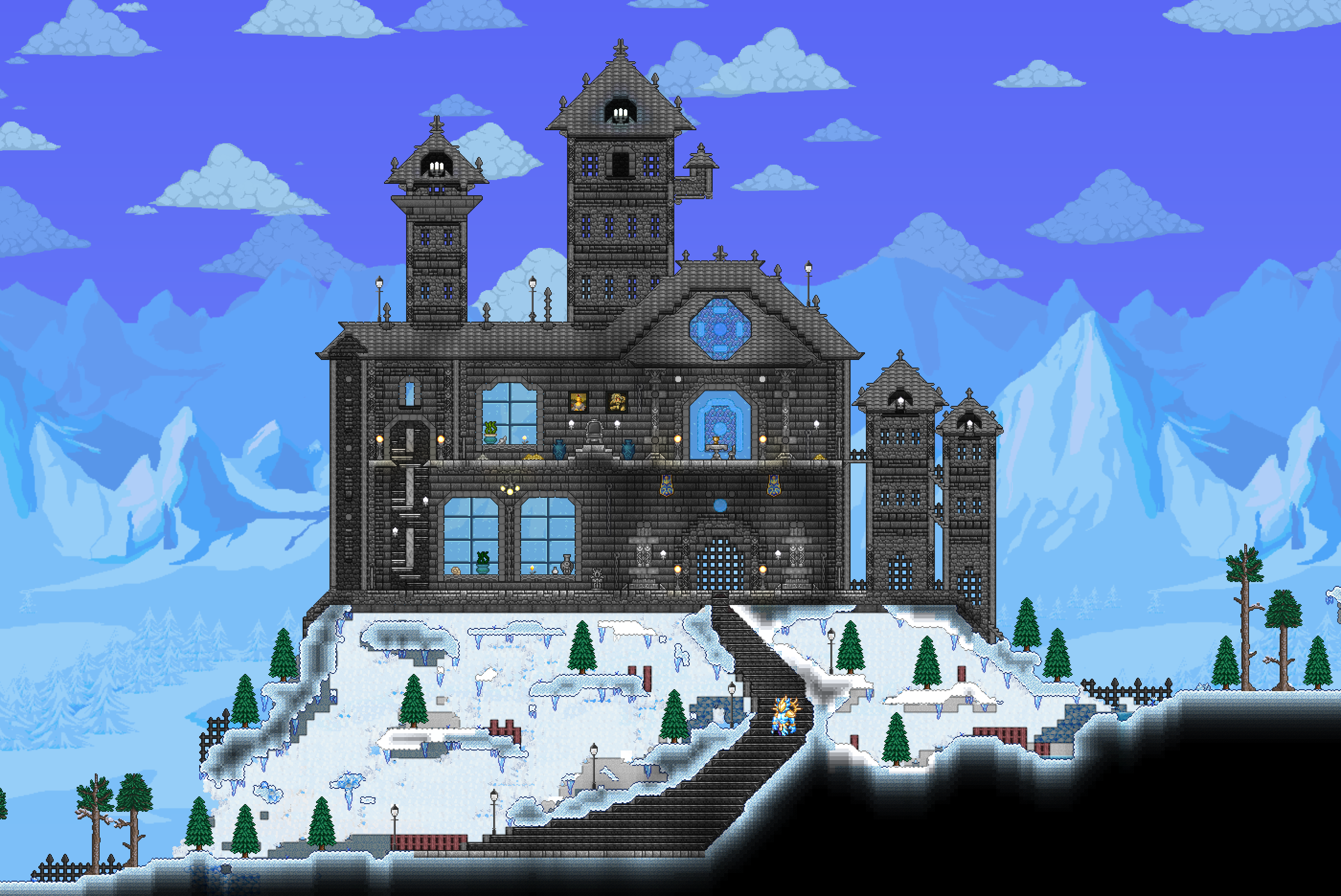 Terraria snow biome house фото 72