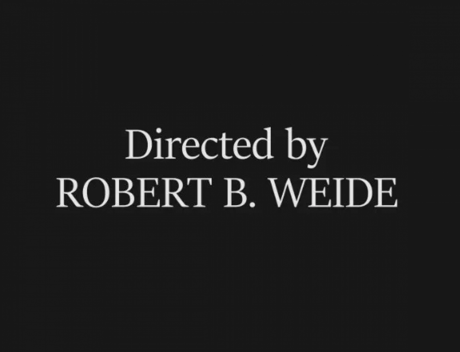 Robert meme. Титры directed by Robert.