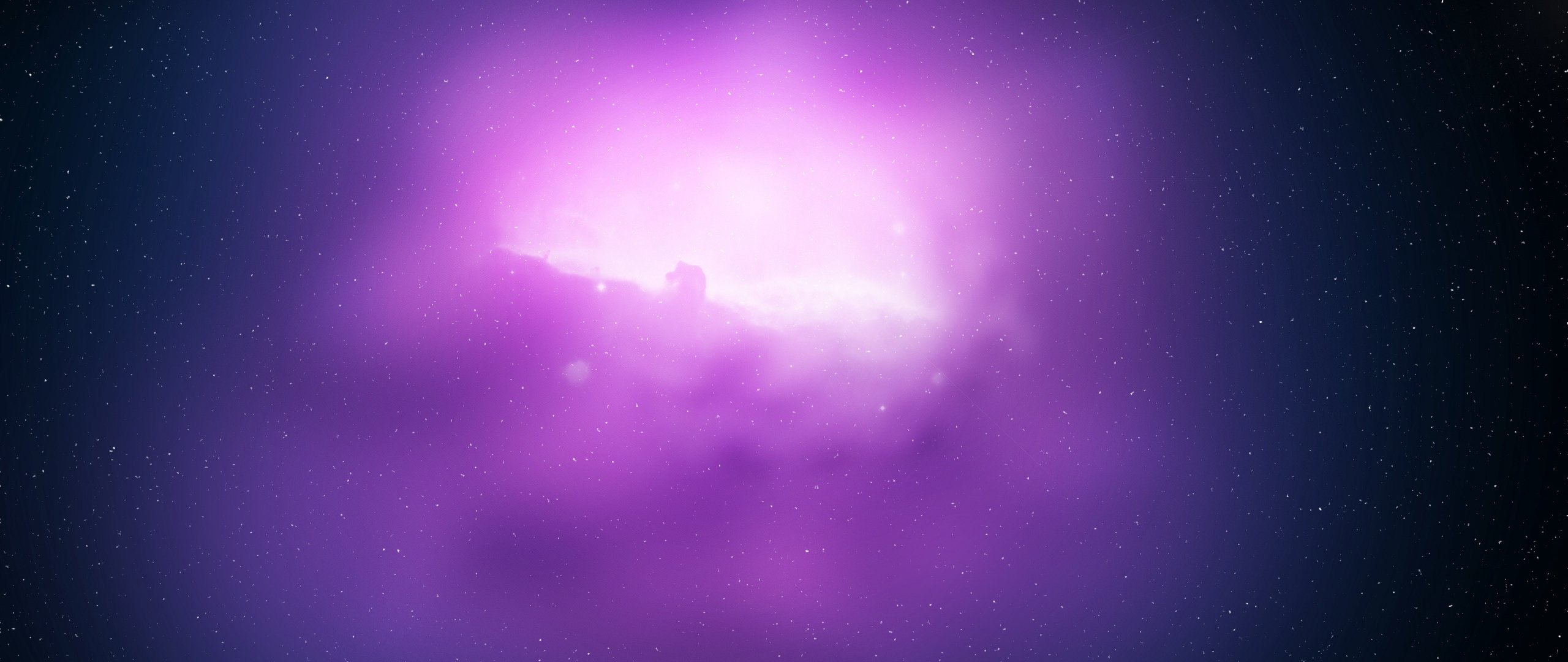 Фиолетовый космос шапка