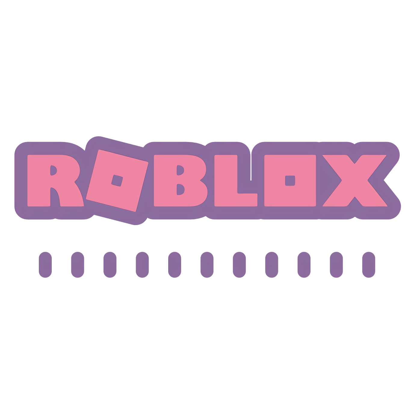 Roblox надпись на белом фоне