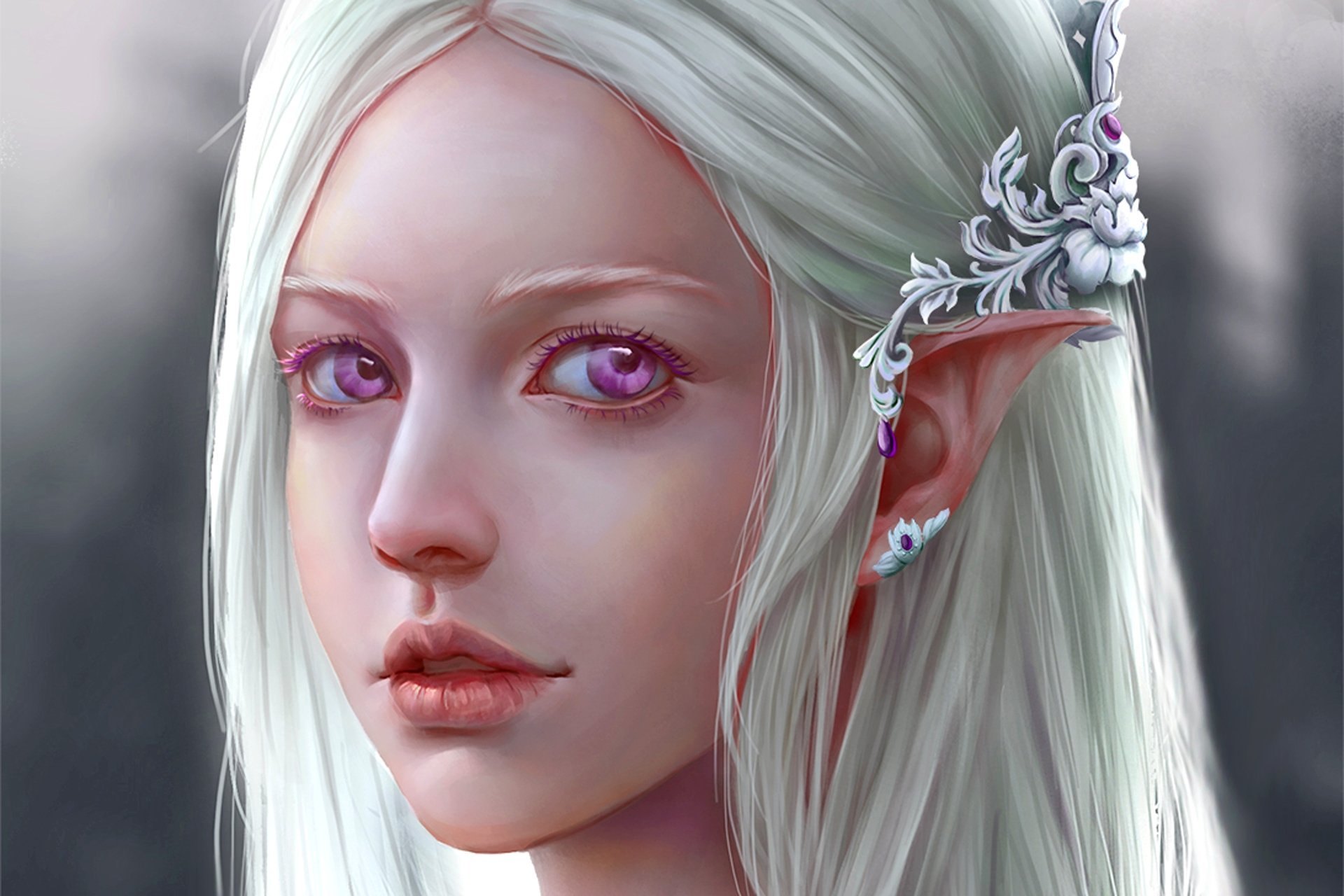 Blue-eyed Silver-haired Elves in Fiction - wide 2