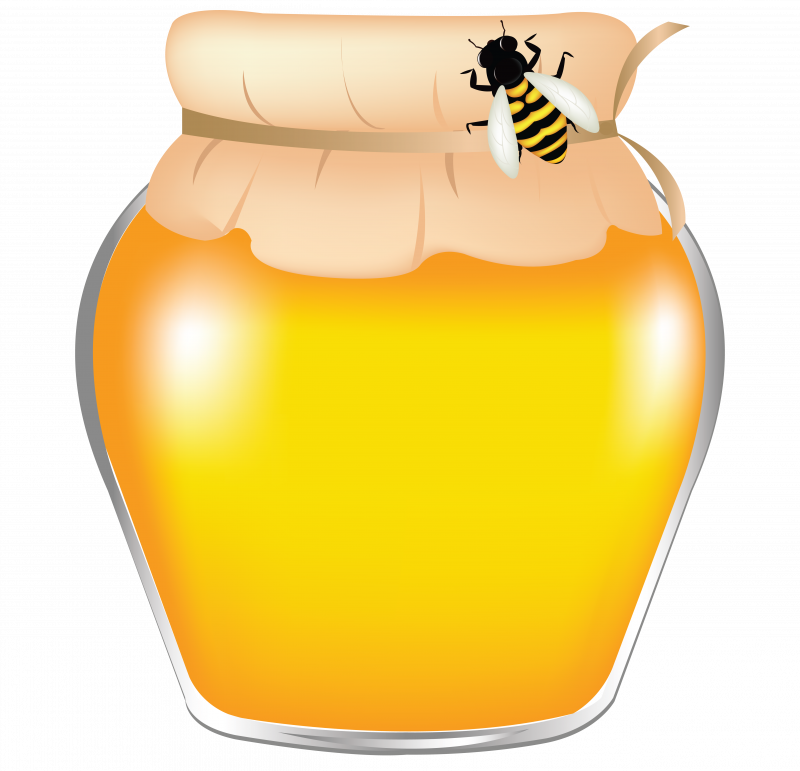 Медвежонок с бочонком меда