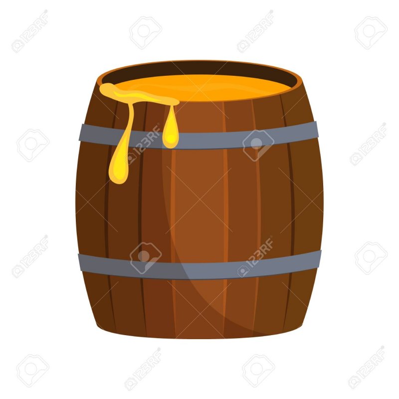 Бочка меда вектор