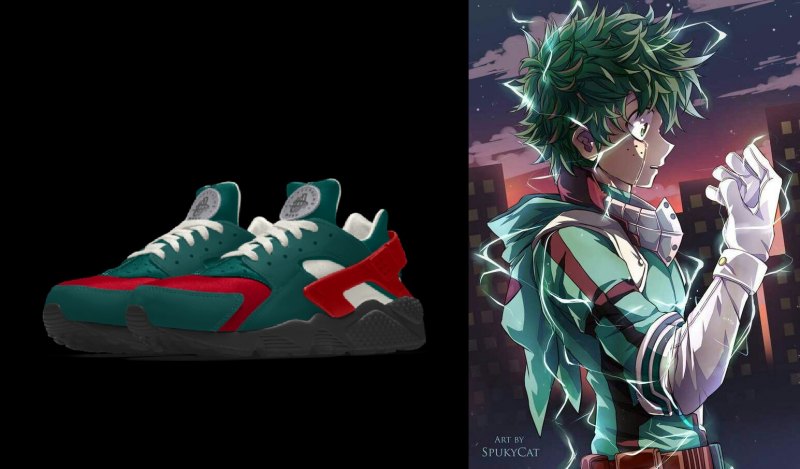 Кроссовки деку моя геройская Академия Nike