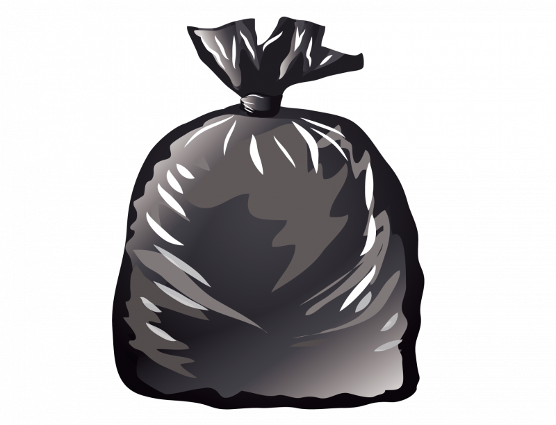 Мусорный пакет вектор