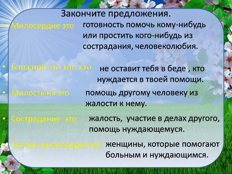 Сострадание предложения. Принцип милосердия. О милосердии. Предложения о милосердии. Примеры милосердия из художественной литературы.