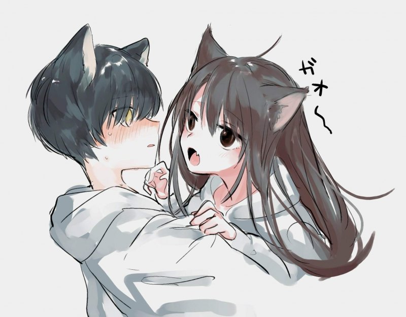 Аниме подруги в очках