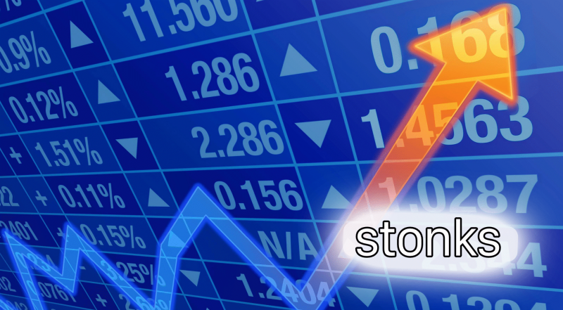 Stonks фон без человека