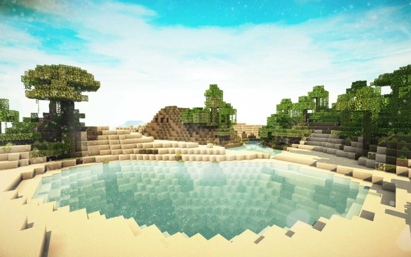 Minecraft фон
