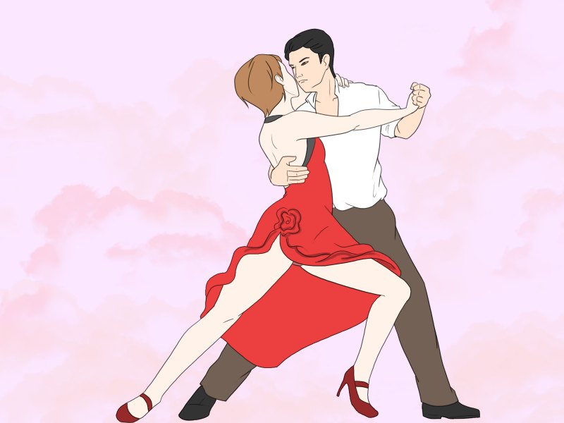 Танго рисунок карандашом юмор