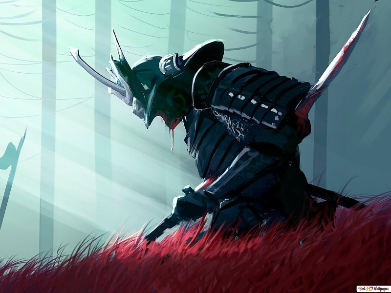 Oni демон Самурай