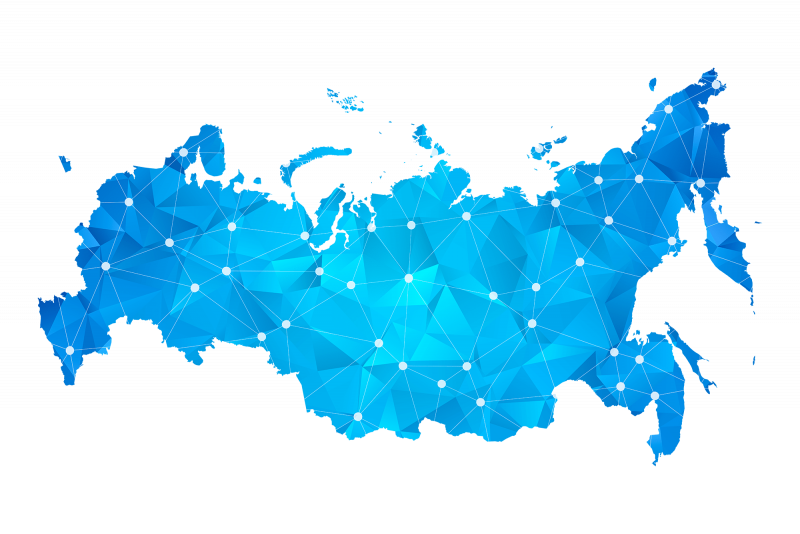 Контур карта россии для детей