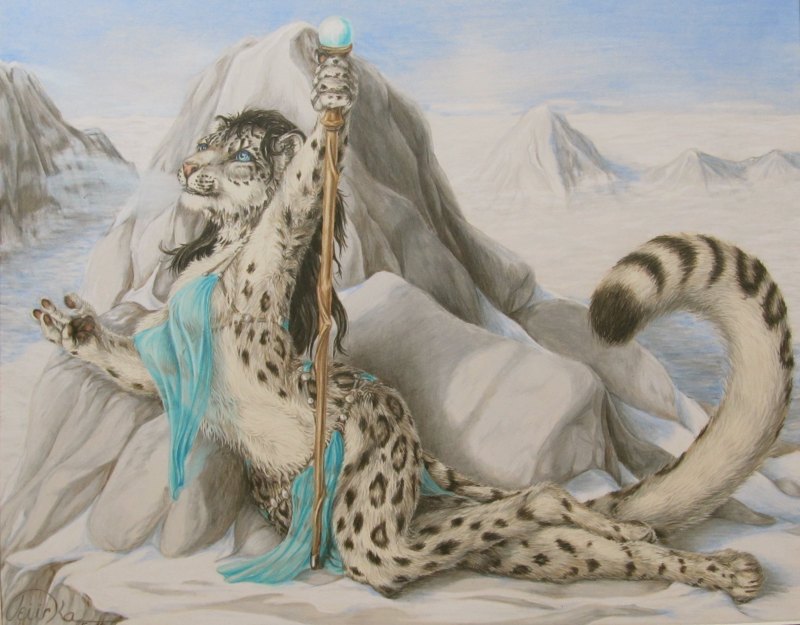 Фурри снежный Барс