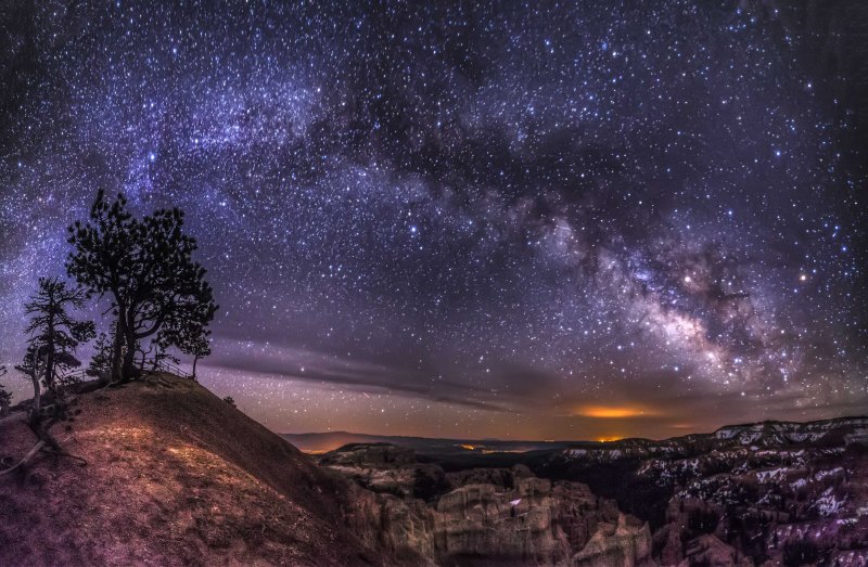 Звездное небо черное