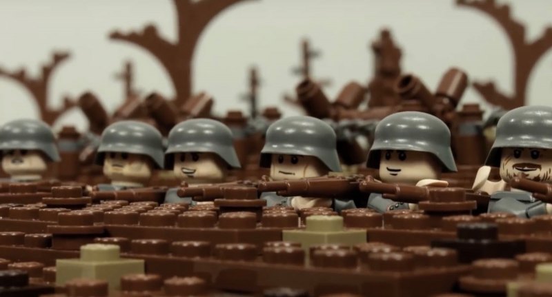 LEGO ww1 Trench