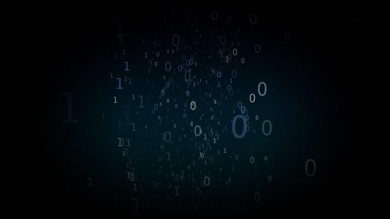 Цифры на темном фоне