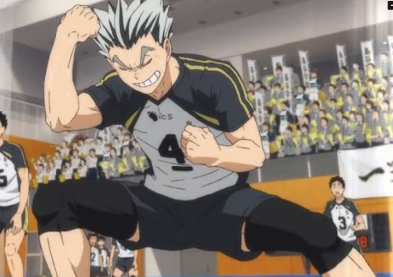 Аниме волейбол Бокуто Котаро