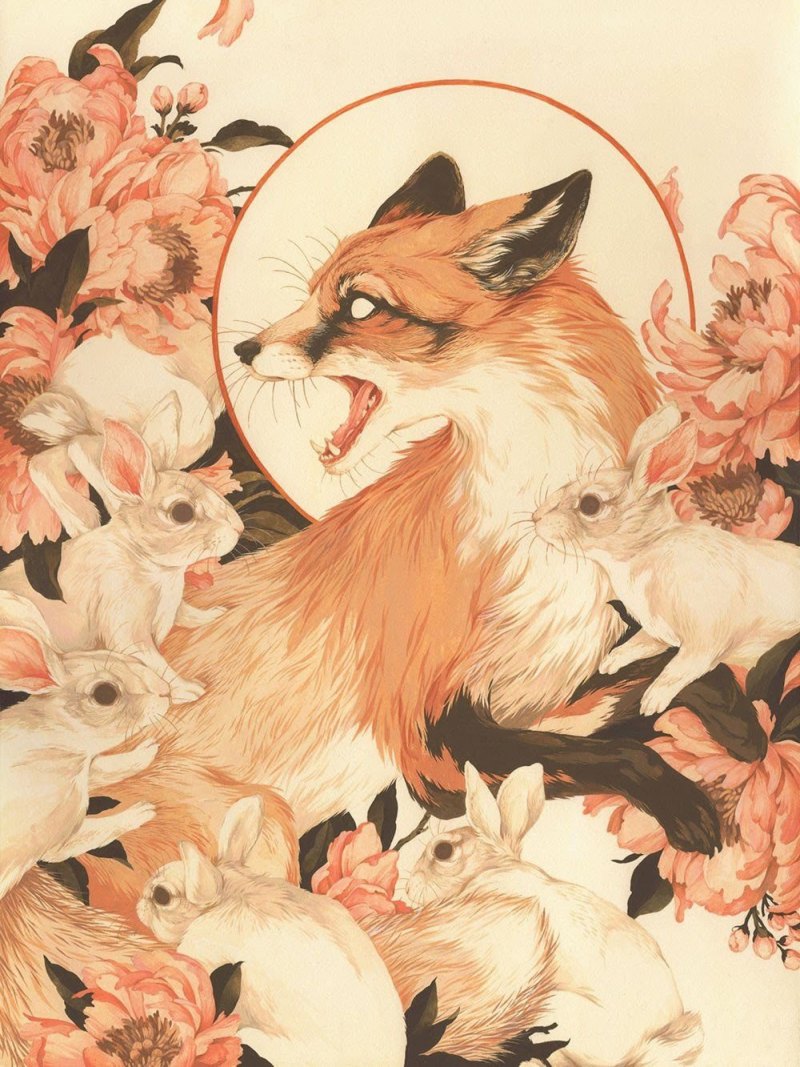 Кицунэ лиса Эстетика