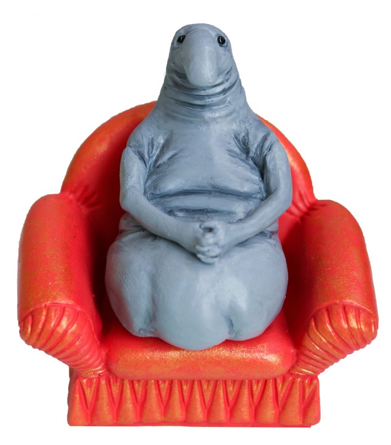 Ждун чёрно белое фото