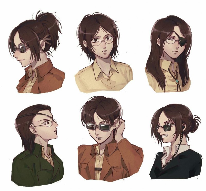 Атака титанов Ханджи Зоэ арт