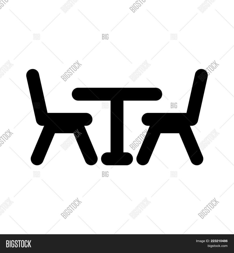 Иконка обеденный стол