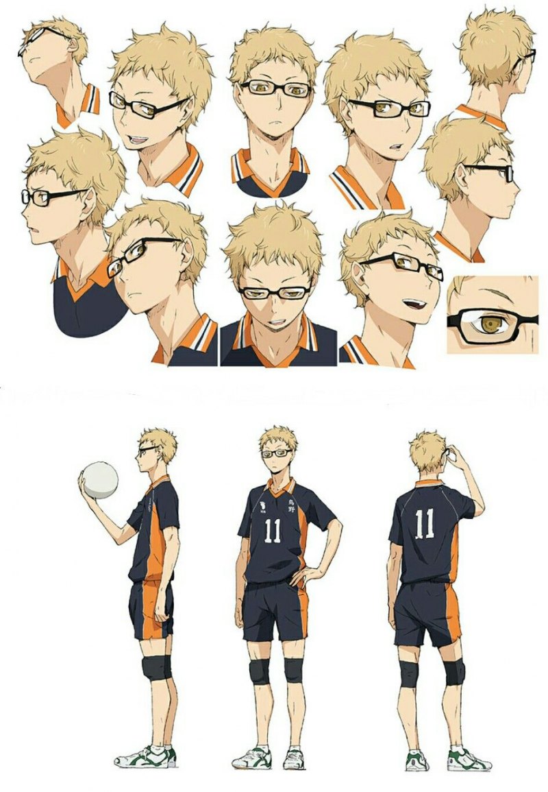 Волейбол персонажи Кей Цукишима
