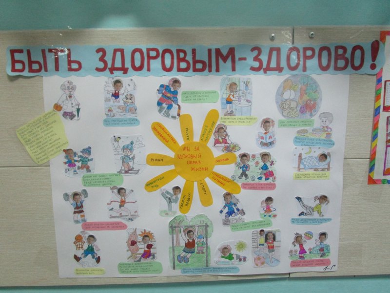 Стенгазета здоровым быть здорово
