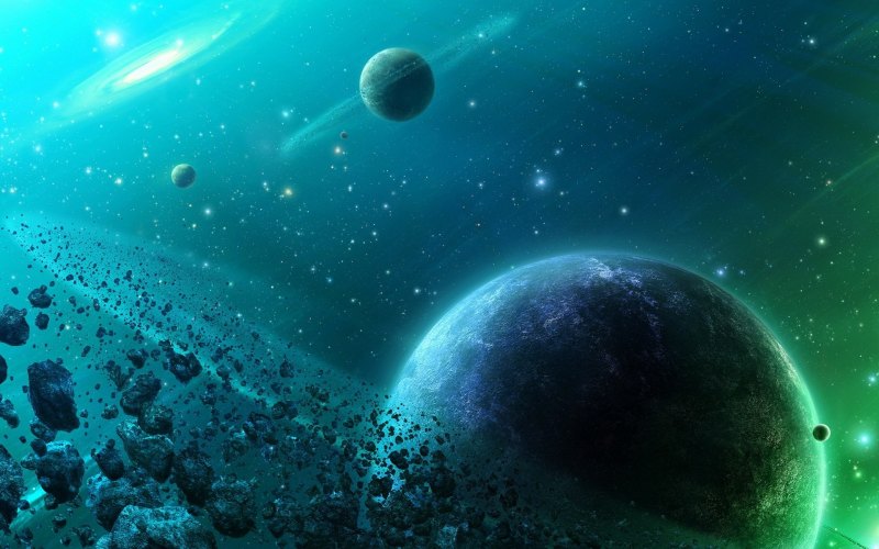Космос планеты Галактики