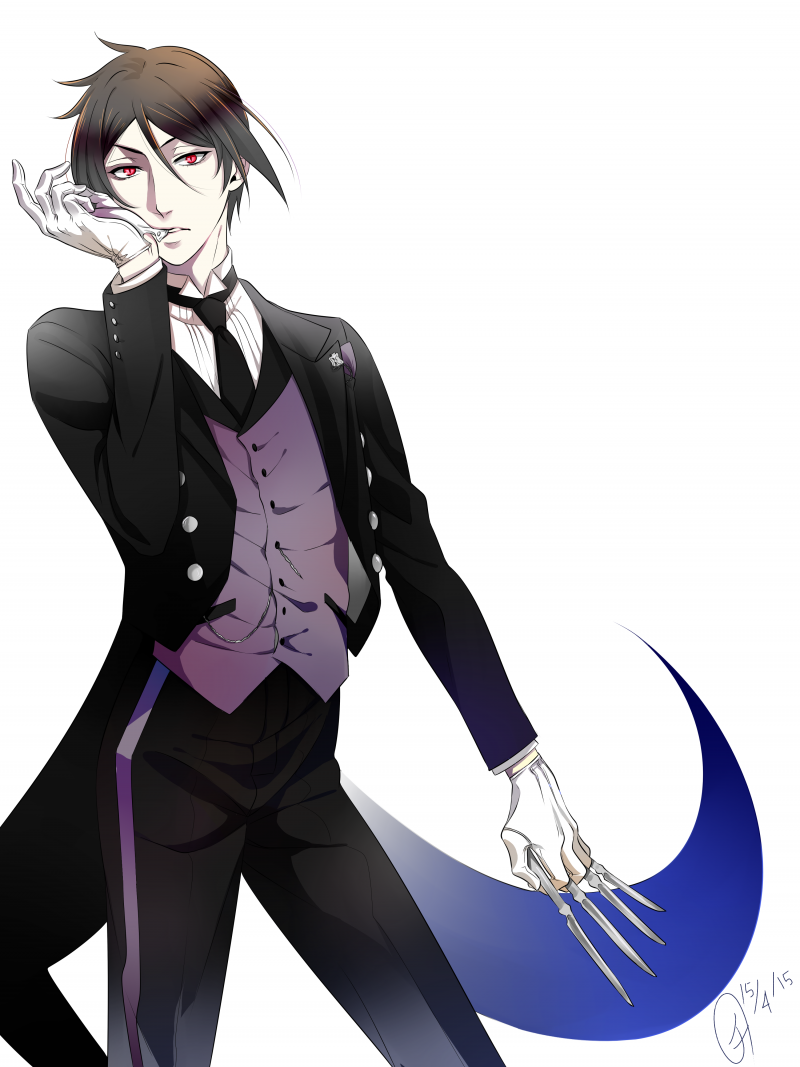 Себастьян тёмный дворецкий в полный рост