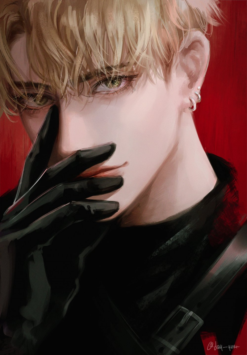 Аниме парень в бейсболке