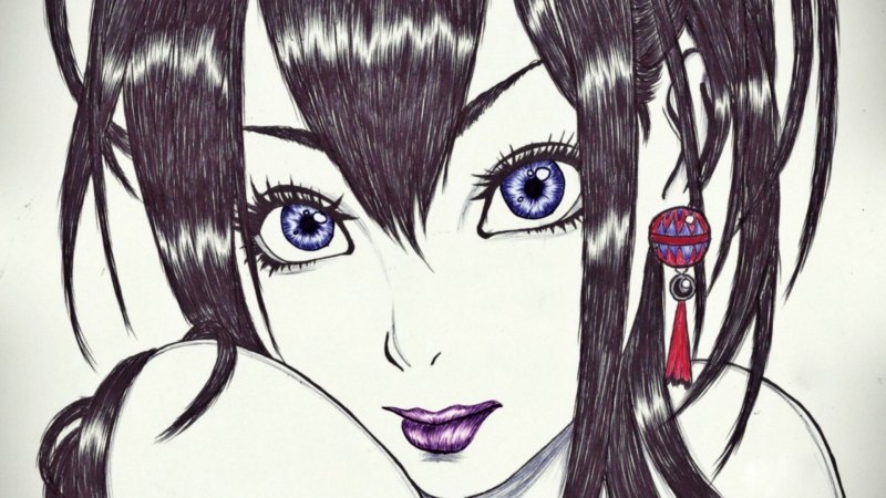 Рисунки девушек