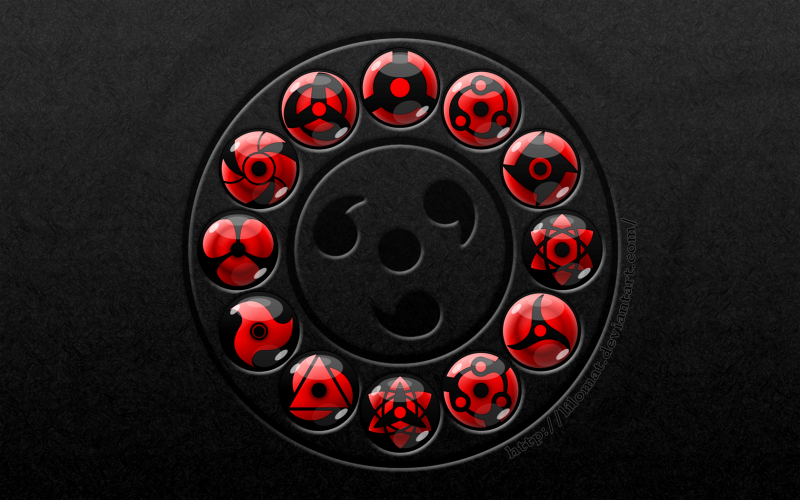 Наруто Шаринган Обито