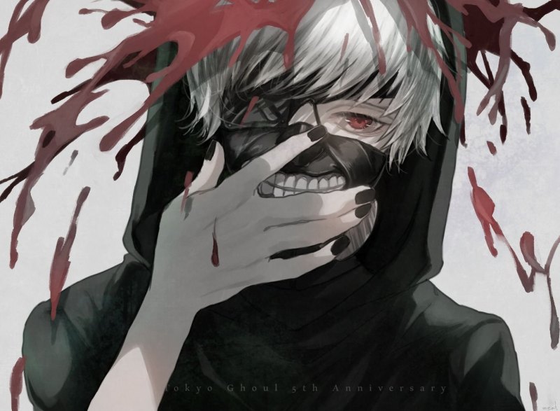 Kaneki Ken белые волосы китайская версия