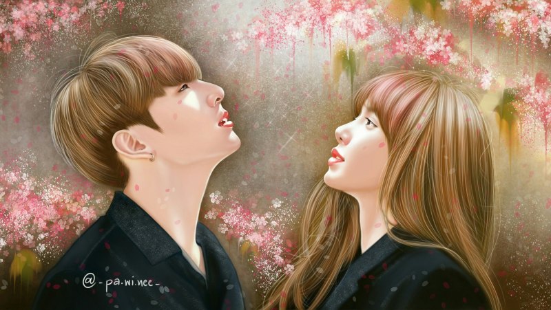 Лалиса Манобан и Чон Чонгук