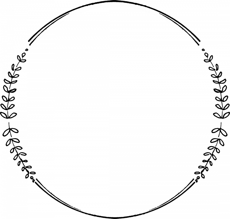 Круглая рамка