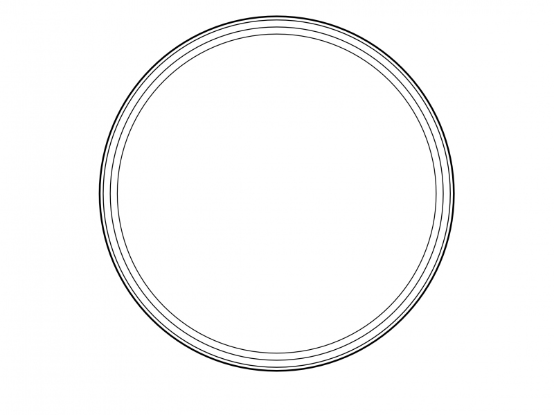 Круглая рамка для надписи