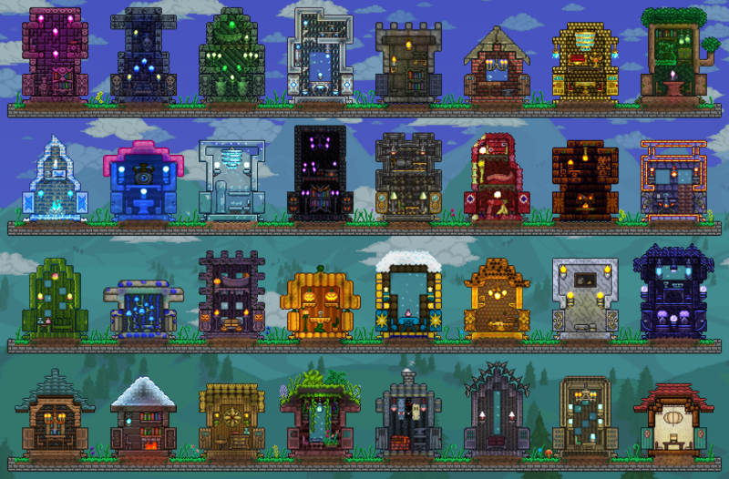 Мини дом Terraria