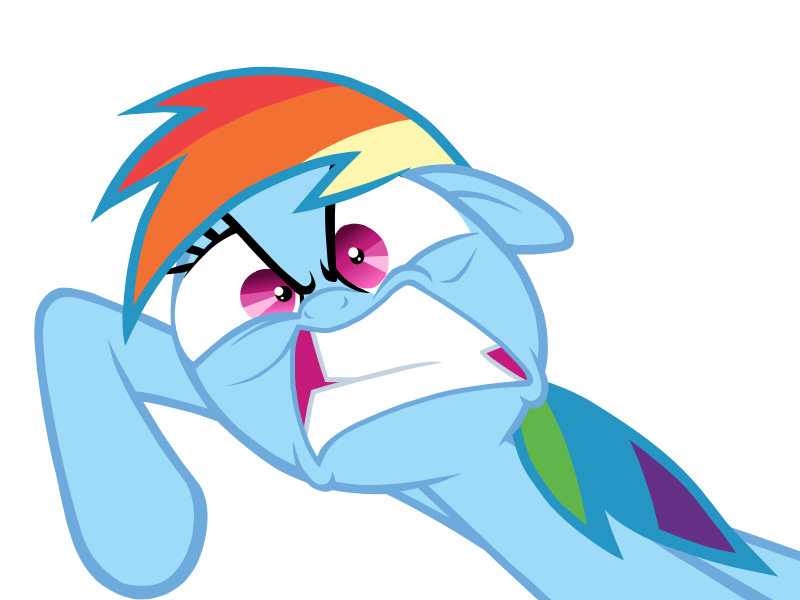 Рейнбоу Дэш злая