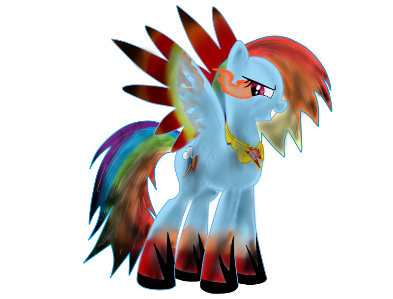 Рейнбоу Дэш злая