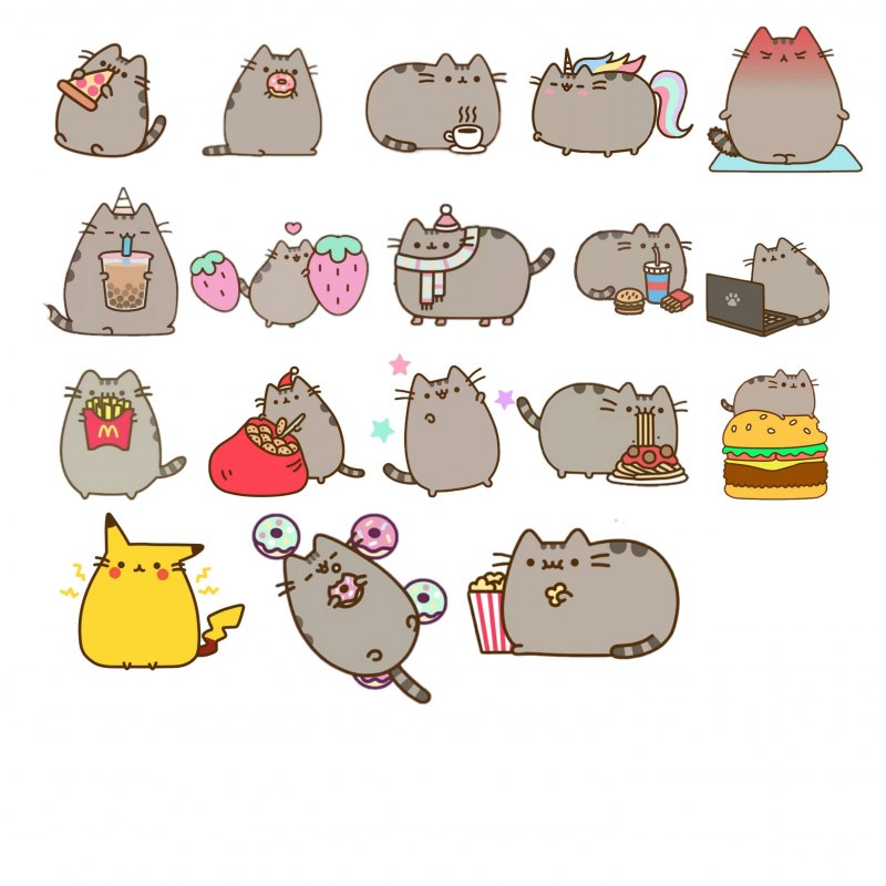 Стикеры Пушин Кэт