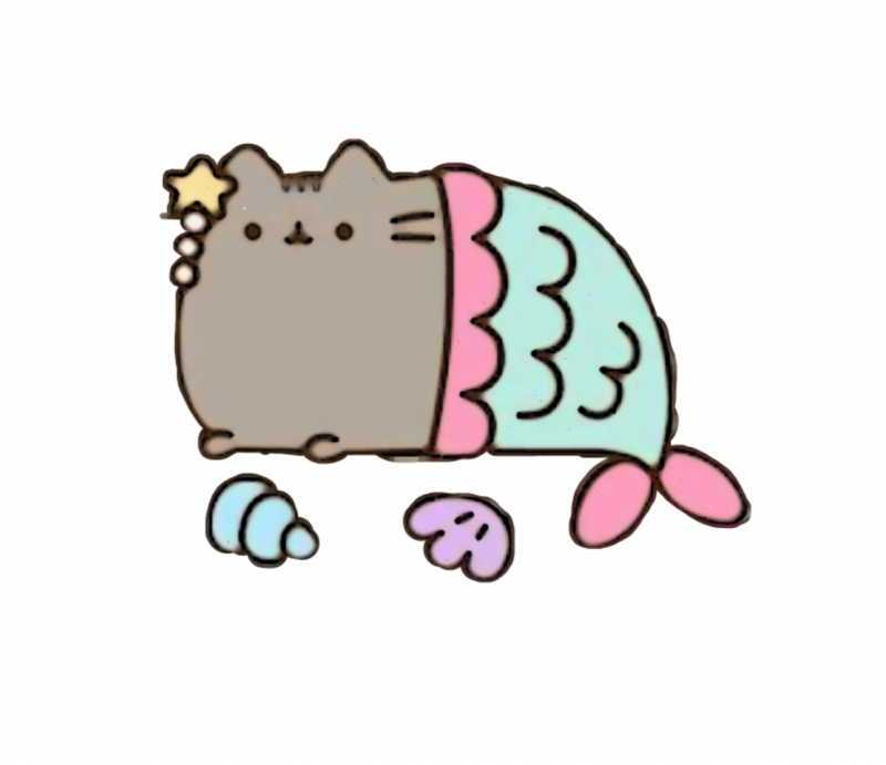 Кот Пушин Русалка