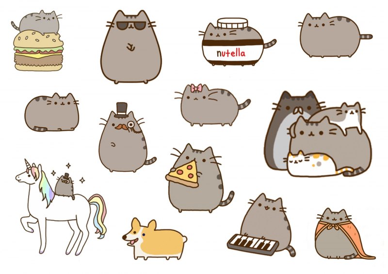 Наклейки для ЛД Пушин