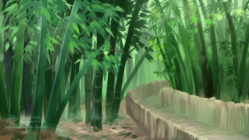 Аниме природа