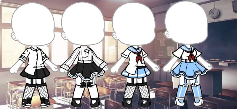 Одежда для ОС В гача лайф для девочек